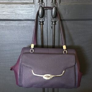 Coach Dark Purple Shoulder Bag